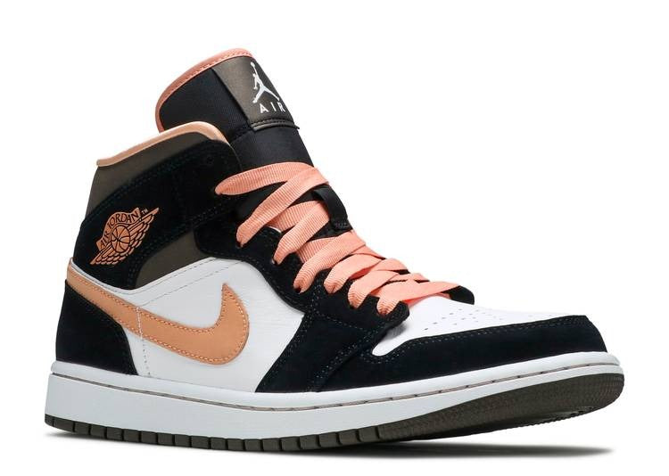 Sneakers WMNS Air Jordan 1 Mid Peach Mocha (W) - DH0210-100