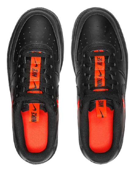 Sneakers Unisex Nike AIR FORCE 1 Low LV8 KSA GS World Pack - Black Orange CT4683-001