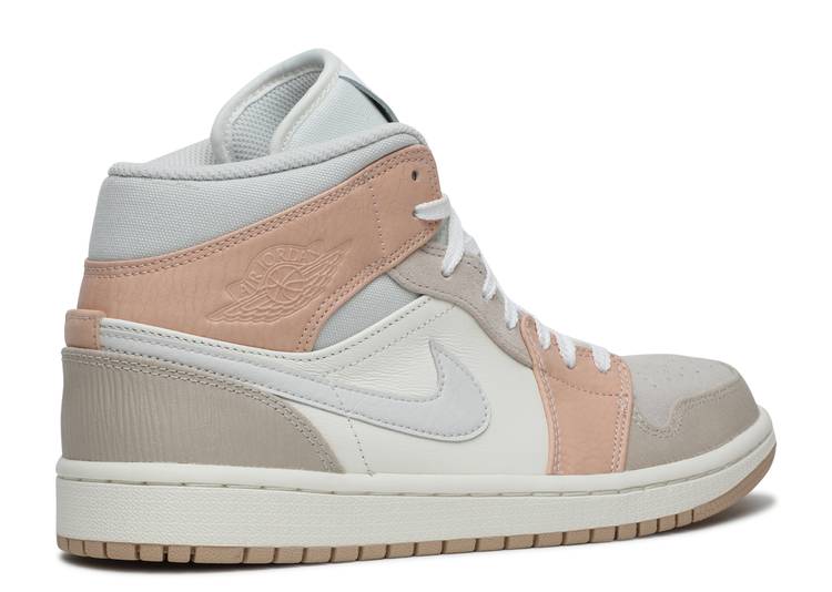 Sneakers Nike Air Jordan 1 Retro MID "MILAN" - SAIL/LIGHT BONE-STRING CV3044-100