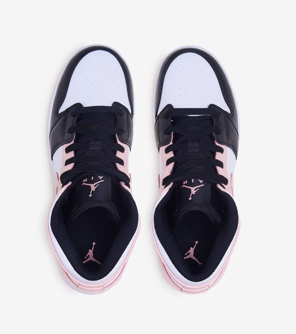 Sneakers WMNS Nike Air Jordan 1 Mid Crimson Tint Toe - White/Black/ Arctic Orange 554725-133