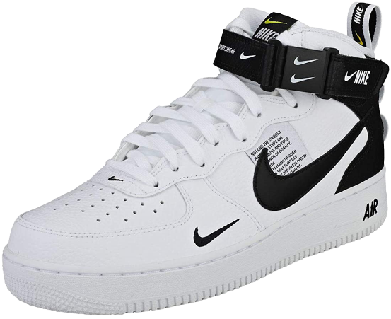 Sneakers Men Nike Air Force 1 MID 07 LV8  - White Black 804609-103
