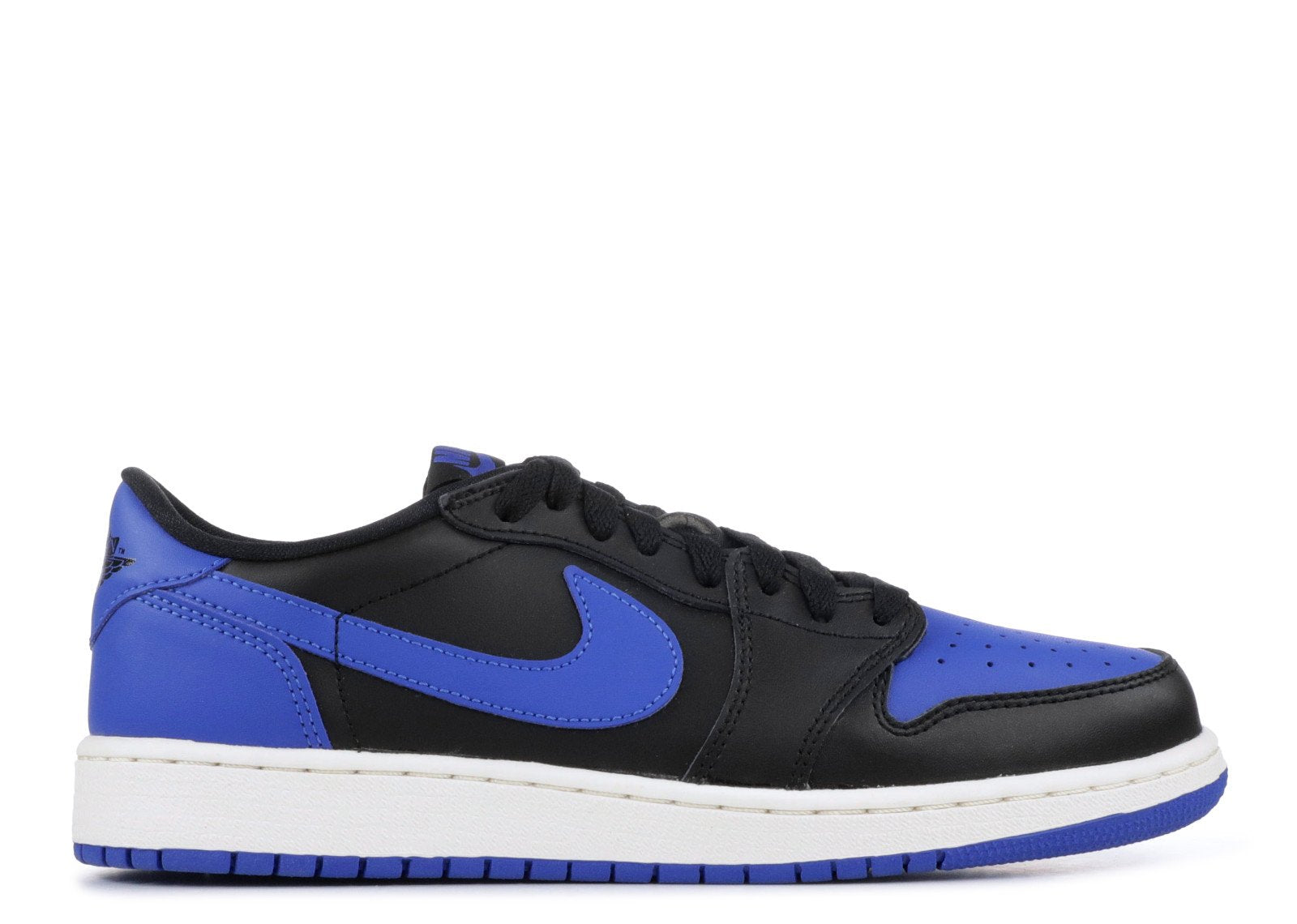 Air Jordan 1 Retro Low OG BG 'BLACK VARSITY ROTYAL' - Drop The Sneakers