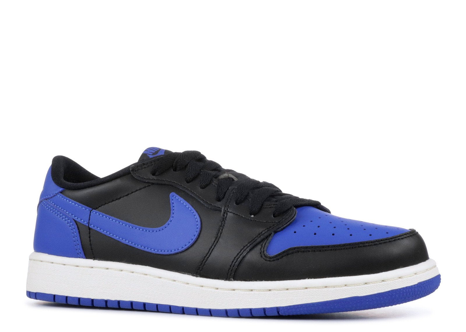 Air Jordan 1 Retro Low OG BG 'BLACK VARSITY ROTYAL' - Drop The Sneakers