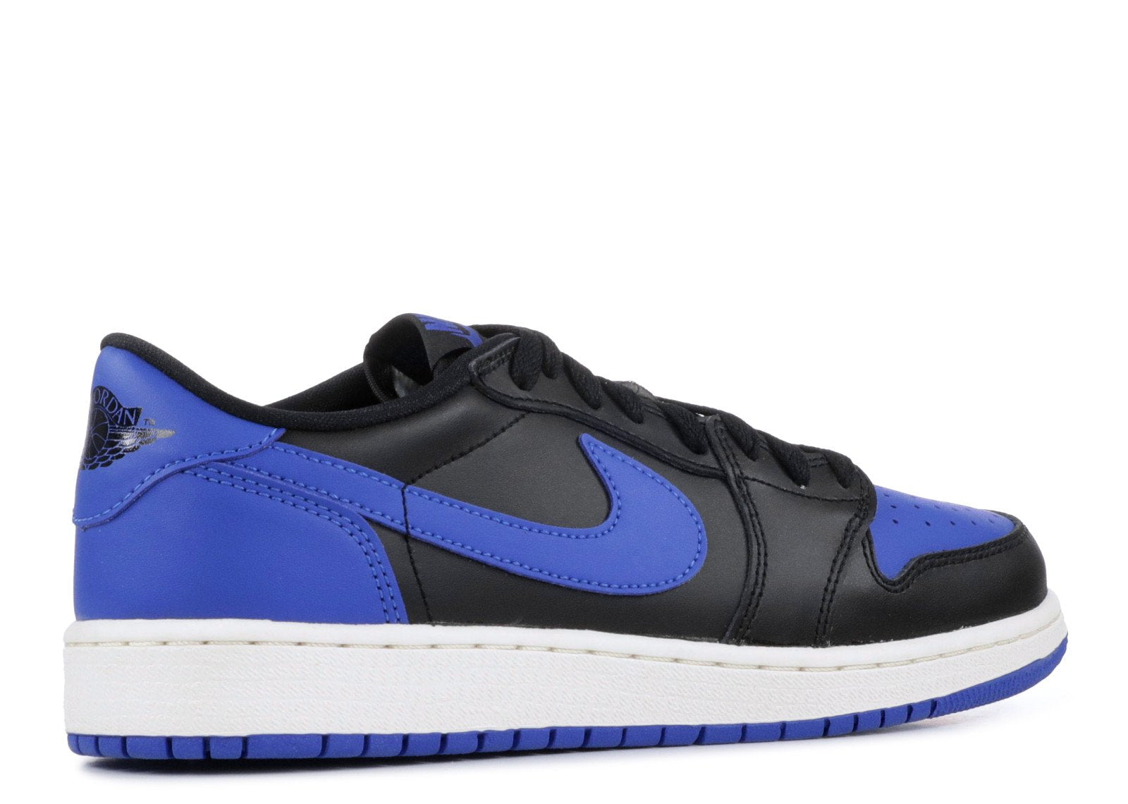 Air Jordan 1 Retro Low OG BG 'BLACK VARSITY ROTYAL' - Drop The Sneakers