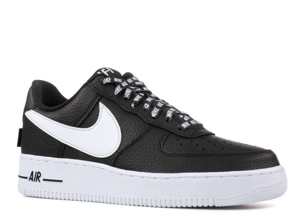 Nike Air Force 1 '07 LV8 NBA Black-White - Drop The Sneakers