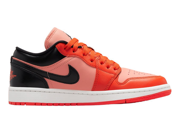 Sneakers WMNS Jordan 1 Low Orange And Black Collide Atop - DM3379-600
