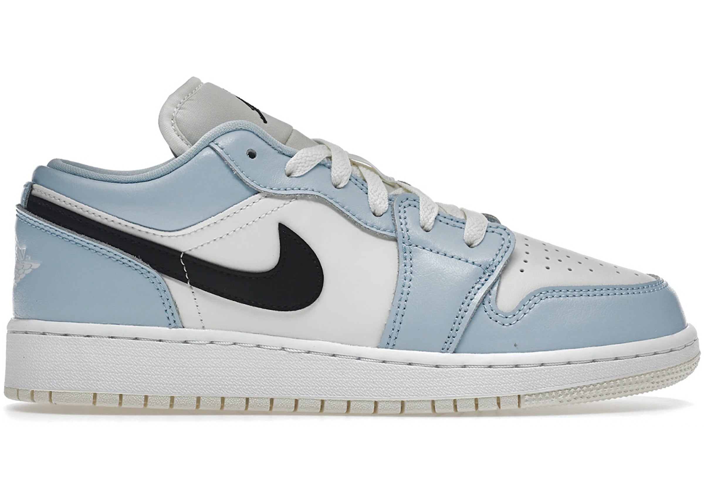 Sneakers WMNS Jordan 1 Low Ice Blue Black (GS) - 554723-401