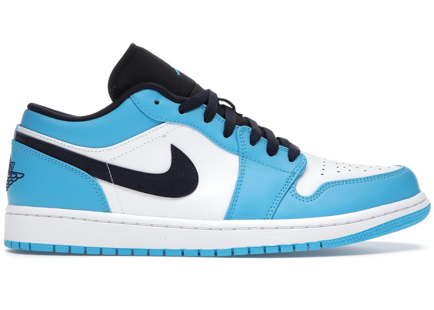 Sneakers WMNS Nike Air Jordan 1 Low UNC (2021) - Dark Powder Blue 553558-144