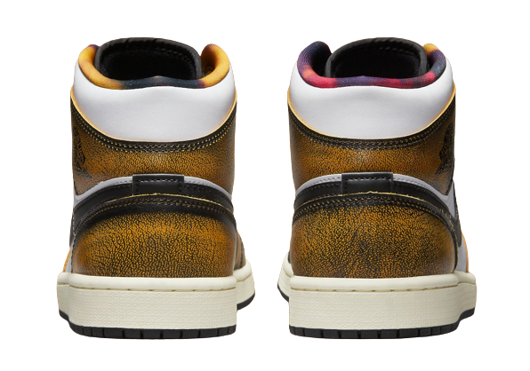 Sneakers WMNS Jordan 1 Mid SE Orange Wear Away - DQ8417-071