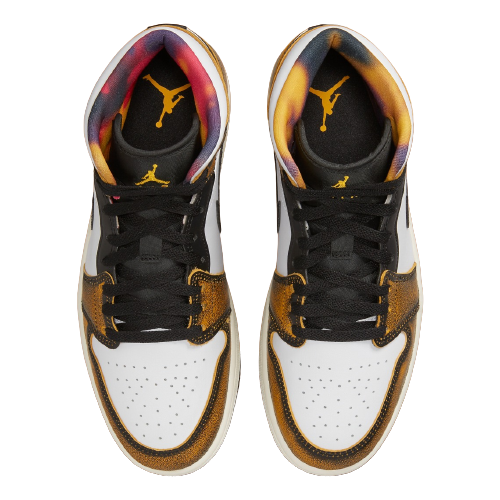 Sneakers WMNS Jordan 1 Mid SE Orange Wear Away - DQ8417-071