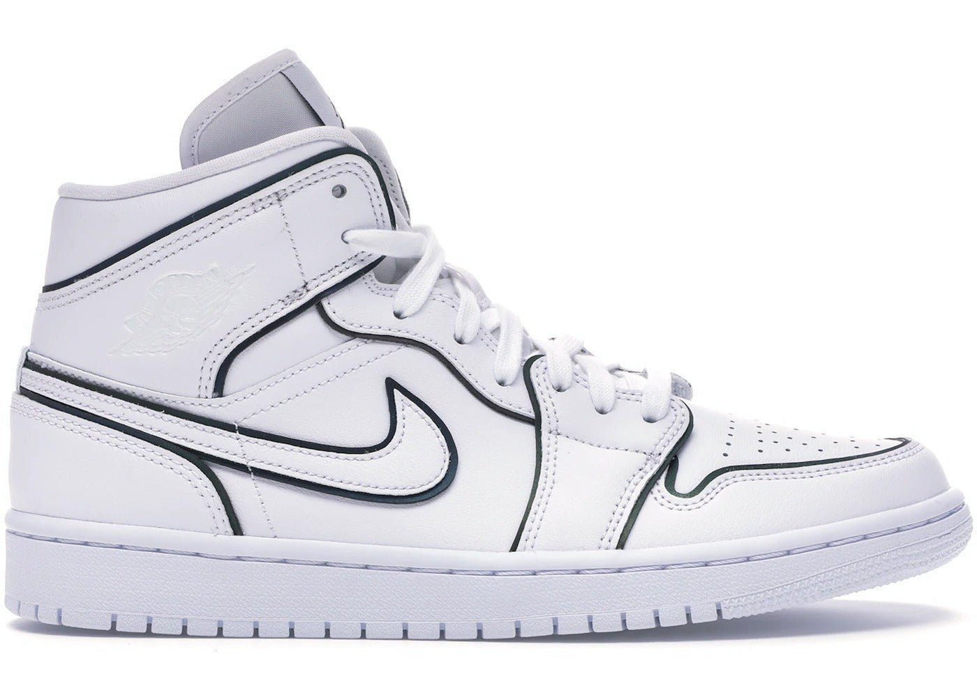 Sneakers WMNS Jordan 1 Mid Iridescent Reflective White - CK6587-100