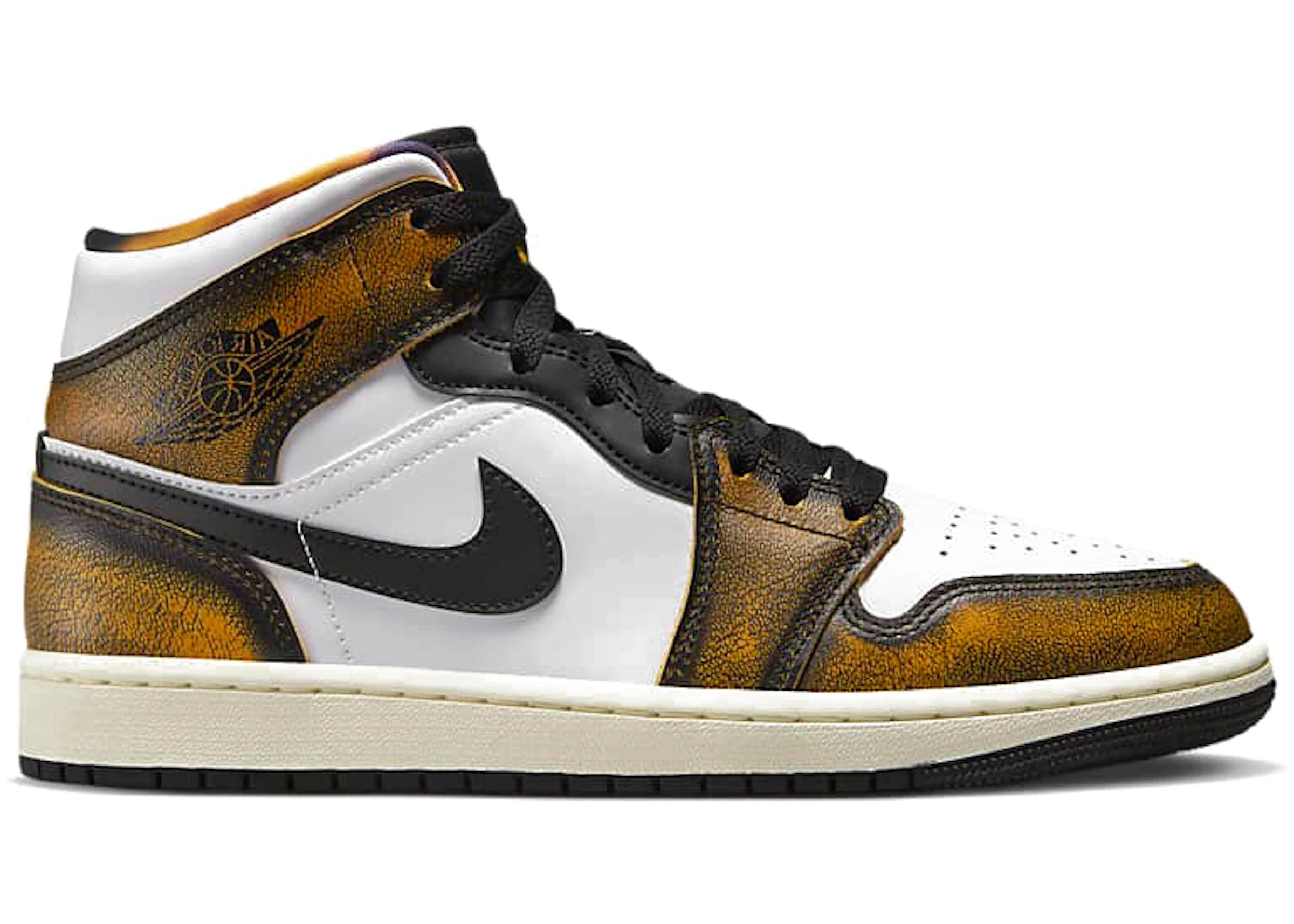 Sneakers WMNS Jordan 1 Mid SE Orange Wear Away - DQ8417-071