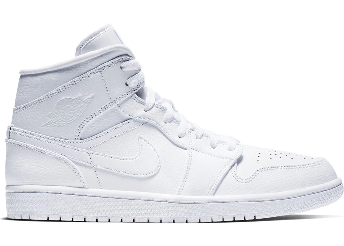 Sneakers WMNS Air Jordan 1 MID (2019) - Triple White 554724-129