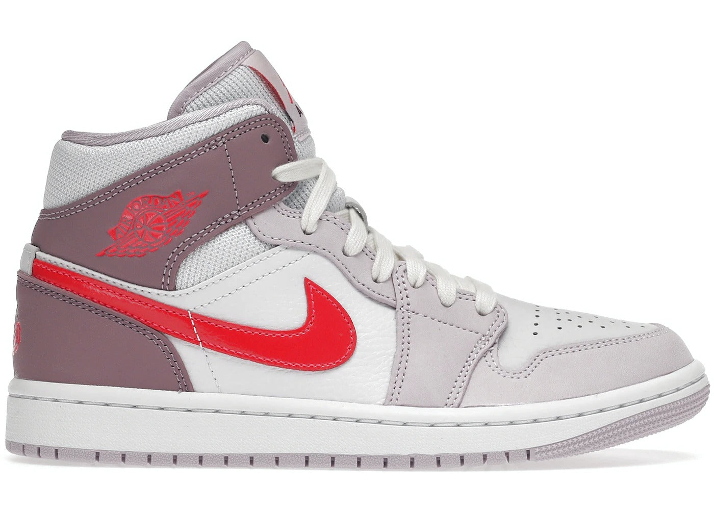 Sneakers WMNS Jordan 1 Mid Valentine's Day (2022) - WHITE/PINK-CRIMSON DR0174-500