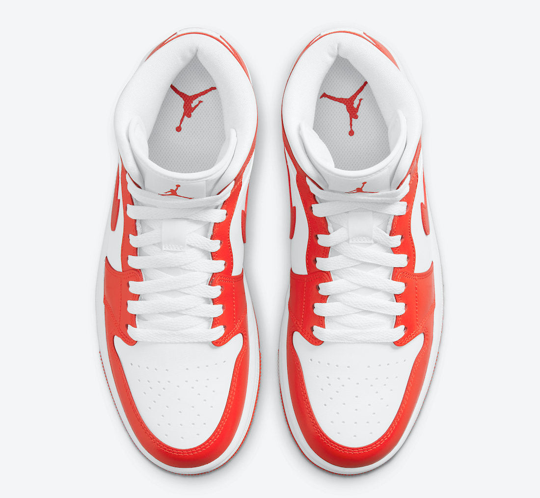 Sneakers WMNS Air Jordan 1 MID W 'ORANGE' - Orange BQ6472-116