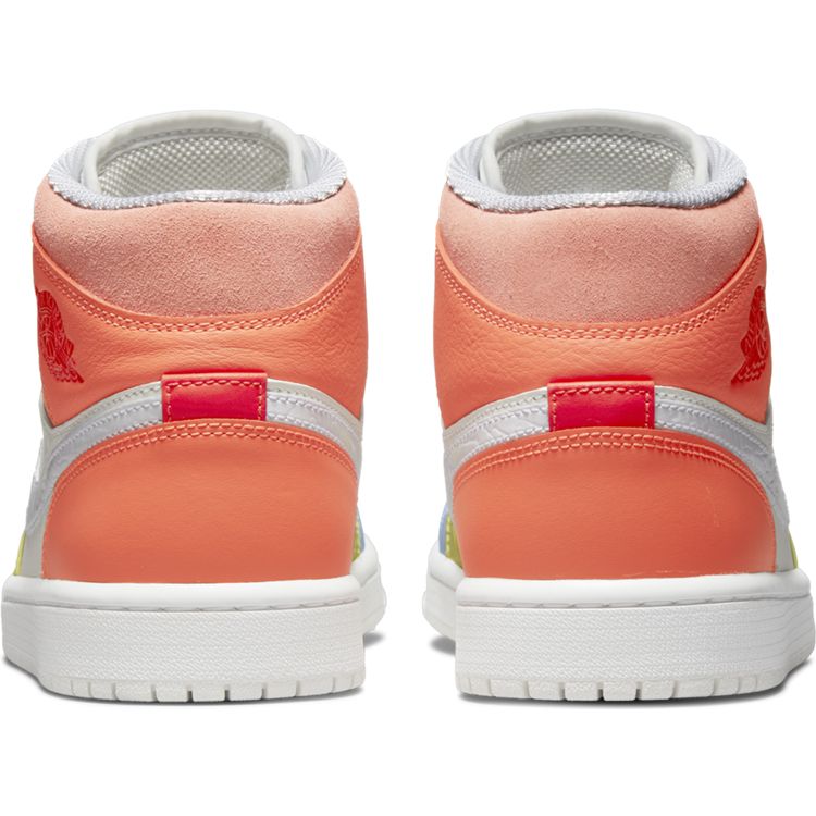 Sneakers WMNS Air Jordan 1 Mid 'To My First Coach' - Sail/White-Light Citron DJ6908-100