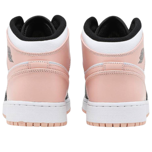 Sneakers WMNS Nike Air Jordan 1 Mid Crimson Tint Toe - White/Black/ Arctic Orange 554725-133