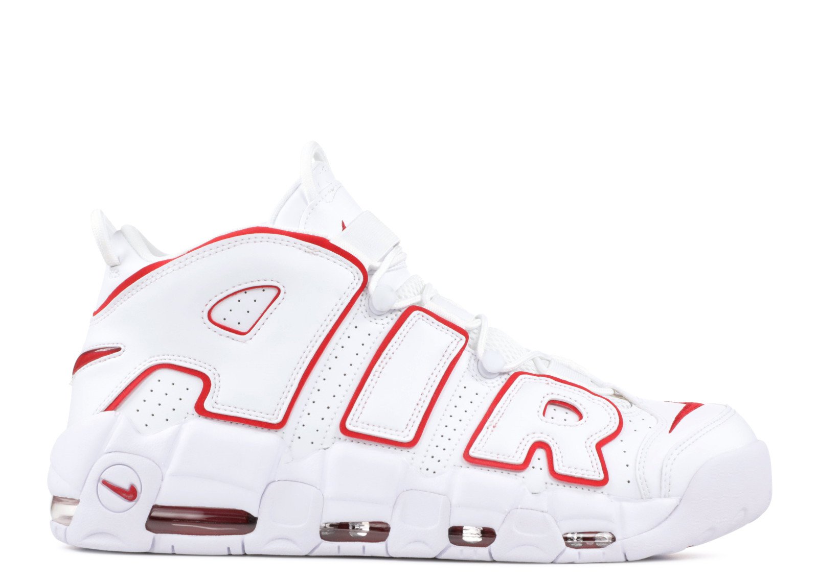 Nike Air More Uptempo '96 White Red 2 - Drop The Sneakers