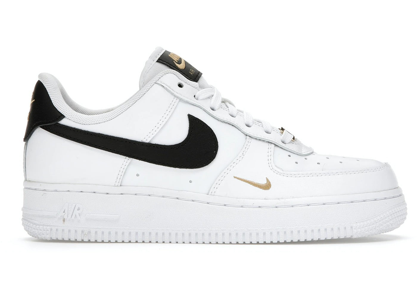 Sneakers WMNS Nike Air Force '07 Essential Mini Swoosh - White Black CZ0270-102