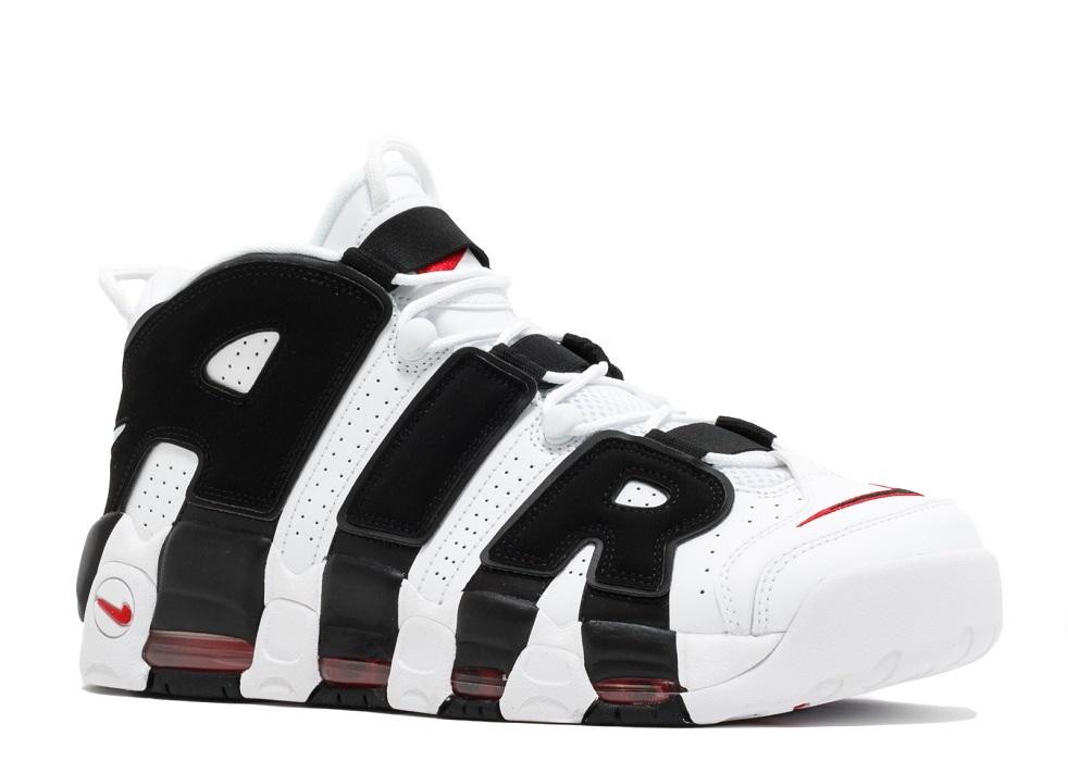 Nike Air More Uptempo '96 White Black Red - Drop The Sneakers
