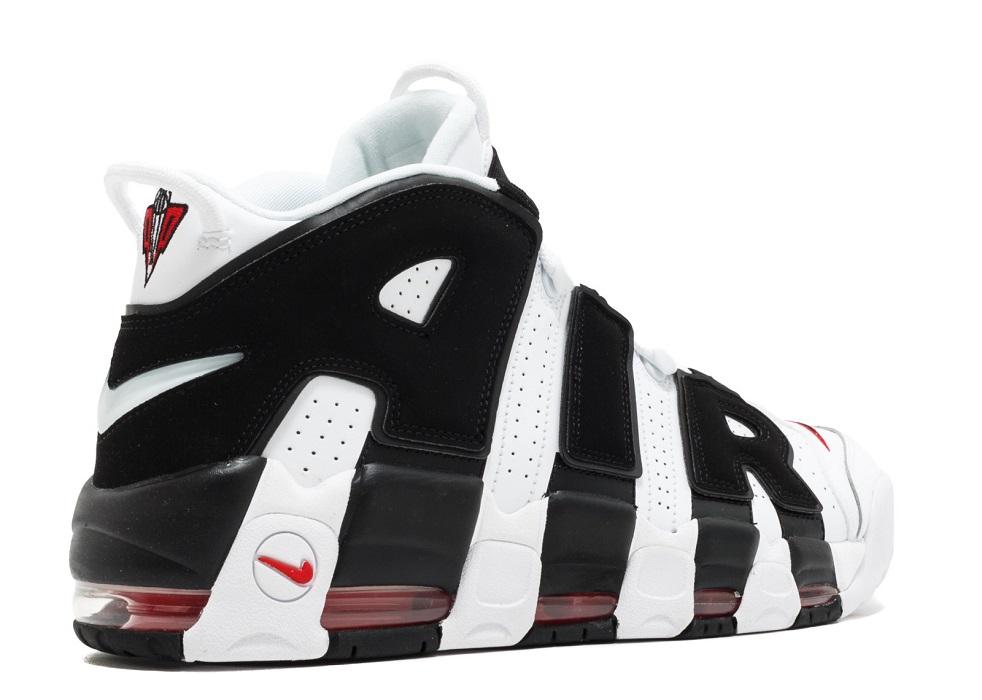 Nike Air More Uptempo '96 White Black Red - Drop The Sneakers