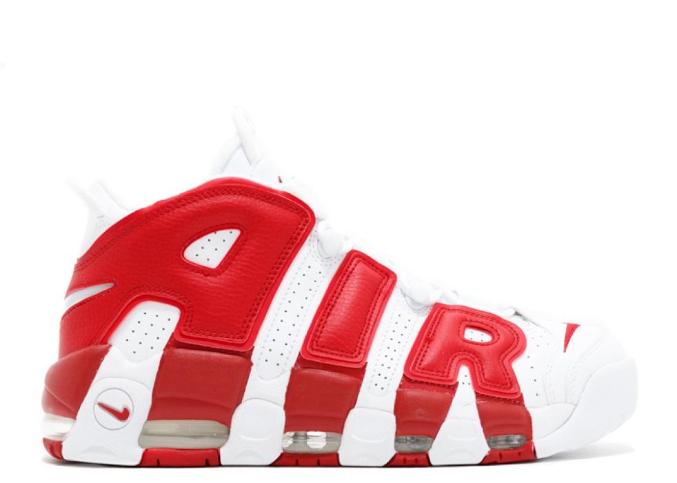 Nike Air More Uptempo '96 White Red - Drop The Sneakers