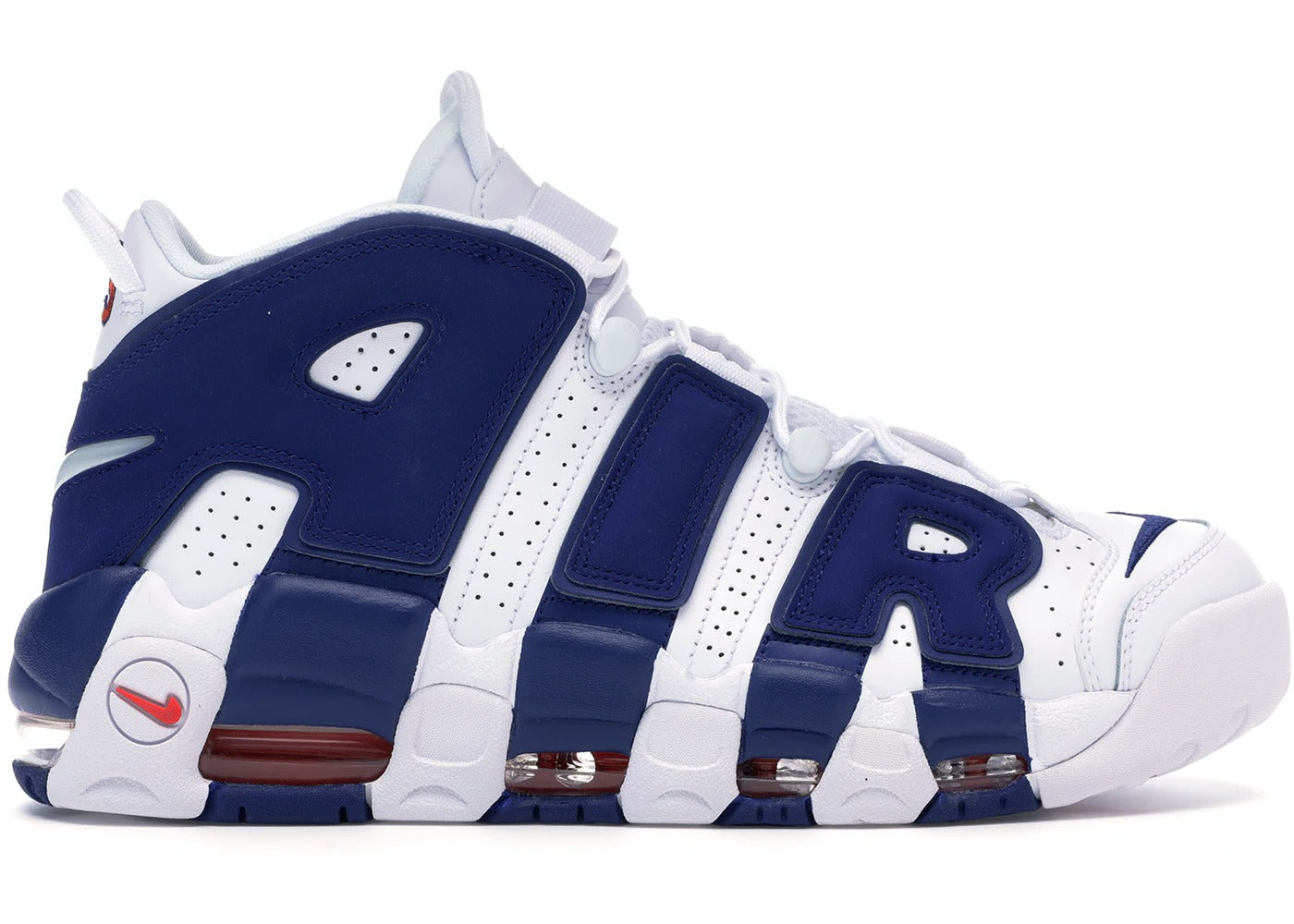 Sneakers Unisex Nike AIR MORE UPTEMPO 96 New York Knicks - Blue White 921948-101