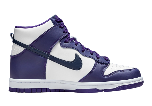 Sneakers WMNS Nike Dunk High Electro Purple Midnight Navy - DH9751-100