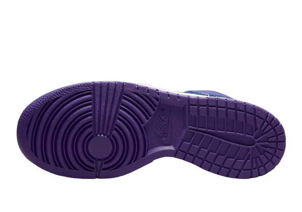 Sneakers WMNS Nike Dunk High Electro Purple Midnight Navy - DH9751-100