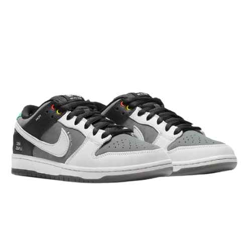 Sneakers Nike Dunk Low SB 'Camcorder' - White Black Grey CV1659-001