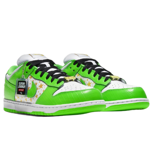 Sneakers Nike SB Dunk Low Supreme Stars - Green DH3228-101