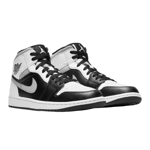Sneakers WMNS Nike Air Jordan 1 Mid White Shadow - Black/Medium Grey-White 640734-073