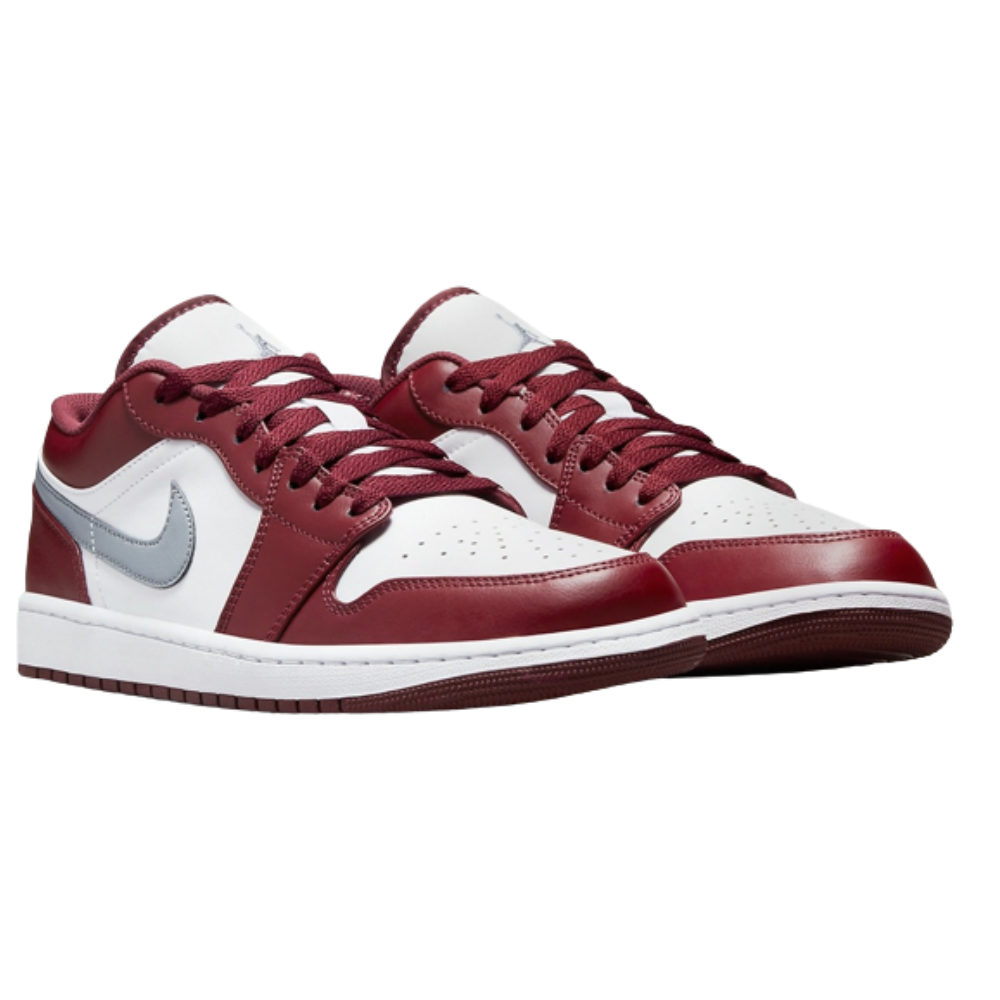 Sneaker WMNS Jordan 1 Low - White Bordeaux 553558-615