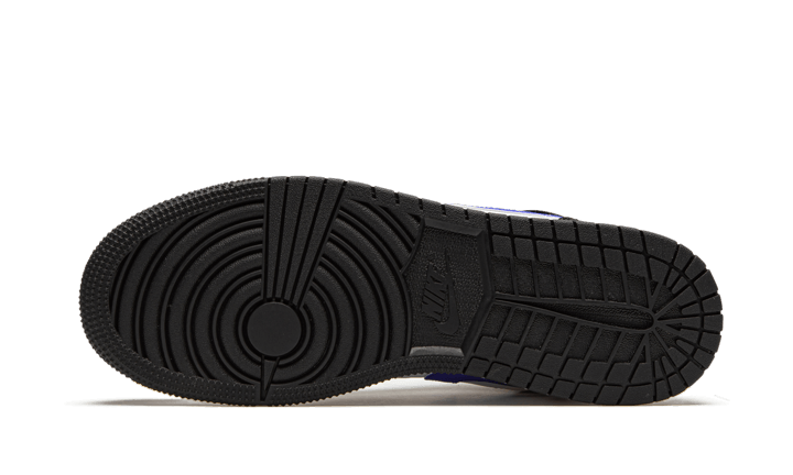 Sneakers WMNS NIKE AIR JORDAN 1 RETRO MID GS BLACK RACER - Blue White 554725-084