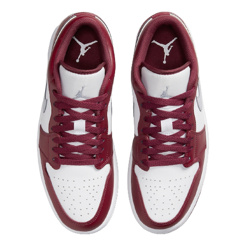 Sneaker WMNS Jordan 1 Low - White Bordeaux 553558-615