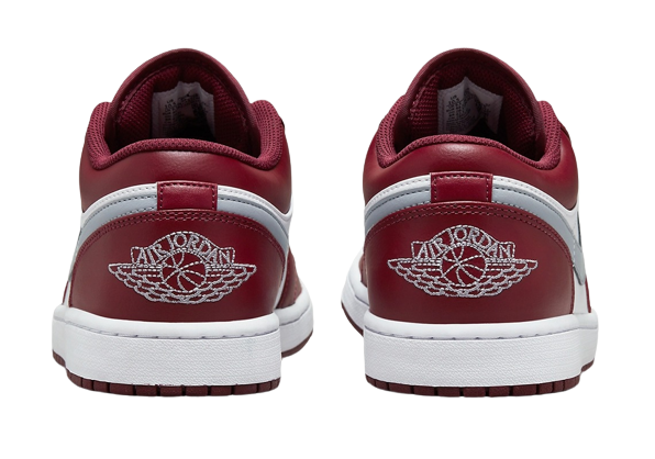 Sneaker WMNS Jordan 1 Low - White Bordeaux 553558-615