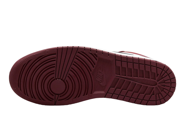 Sneaker WMNS Jordan 1 Low - White Bordeaux 553558-615