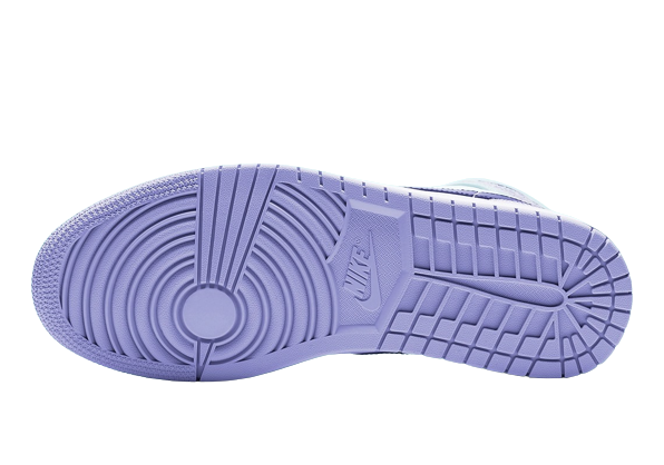 Sneakers WMNS Nike Air Jordan 1 Mid Purple Aqua - PURPLE/AQUA-WHITE 554724-500