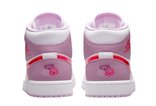 Sneakers WMNS Jordan 1 Mid Valentine's Day (2022) - WHITE/PINK-CRIMSON DR0174-500