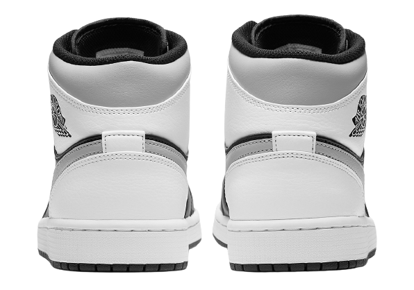 Sneakers WMNS Nike Air Jordan 1 Mid White Shadow - Black/Medium Grey-White 640734-073