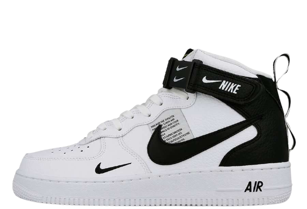 Sneakers Men Nike Air Force 1 MID 07 LV8  - White Black 804609-103