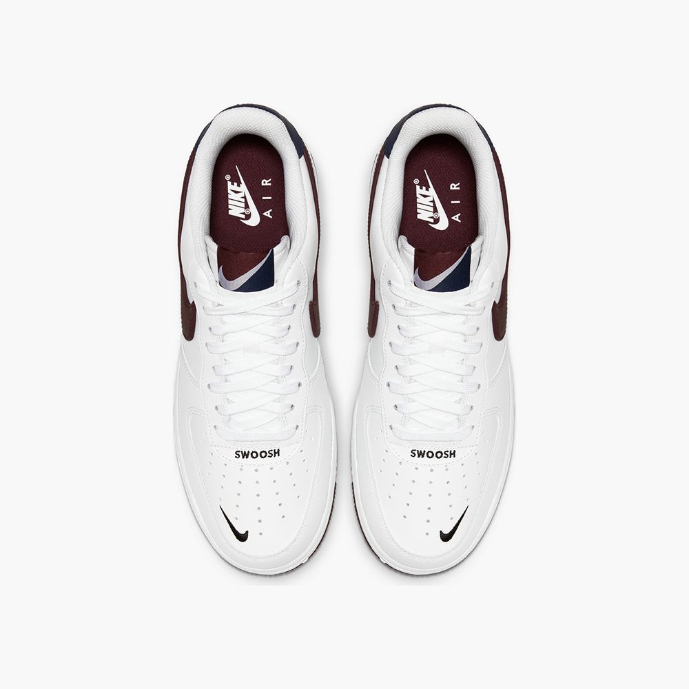 Sneakers Men NIKE AIR FORCE 1 '07 LV8 - 'WHITE NIGHT MAROON' CJ8731-100