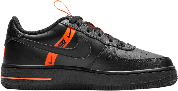 Sneakers Unisex Nike AIR FORCE 1 Low LV8 KSA GS World Pack - Black Orange CT4683-001