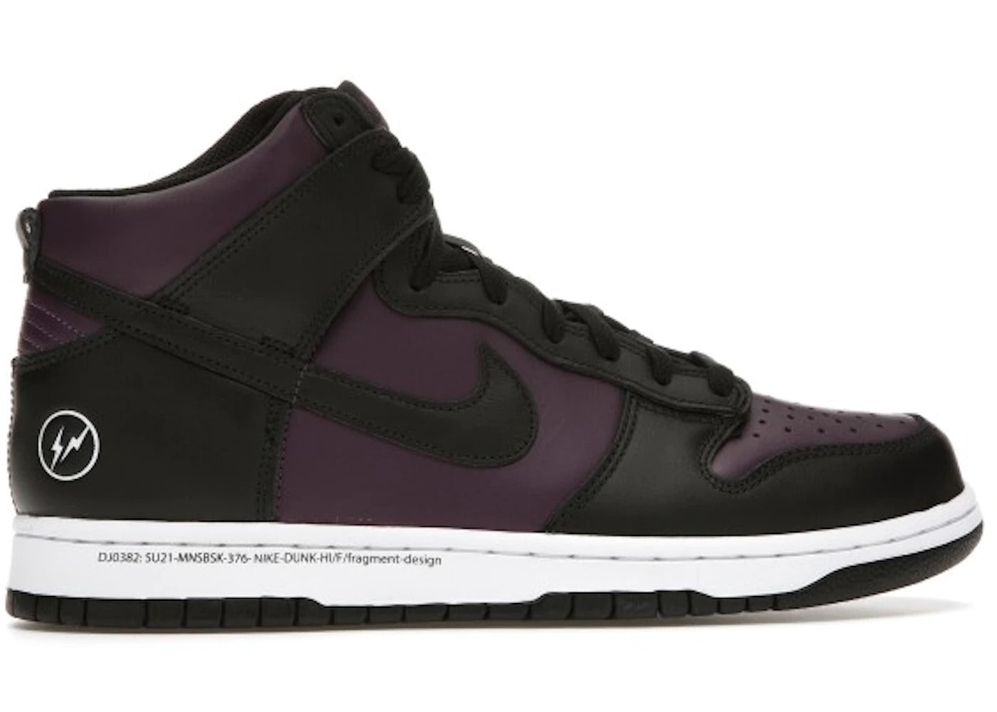 Sneakers WMNS Nike Dunk High Fragment Design Beijing - Black Purple DJ0382-600