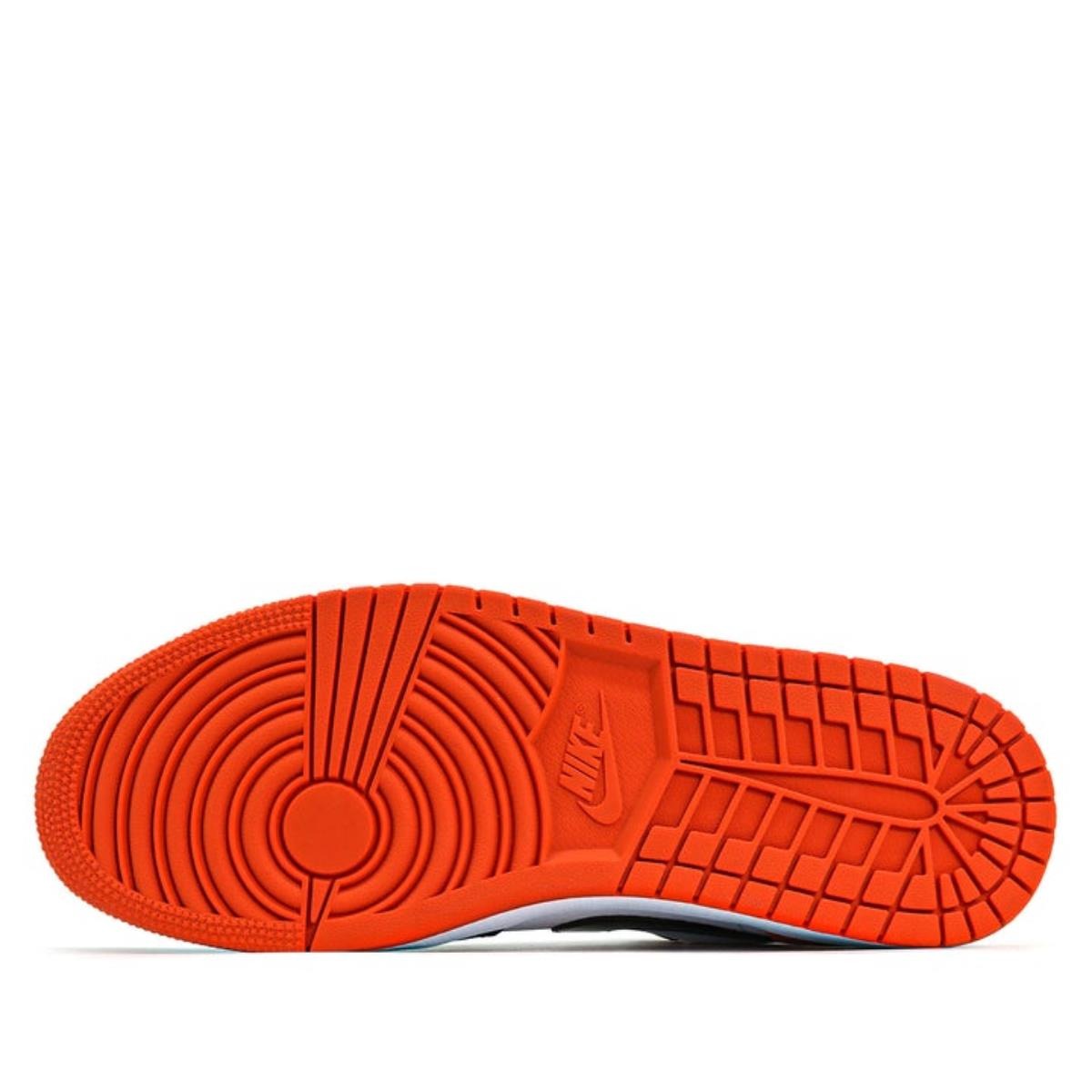 Sneakers Jordan 1 Low Shattered Backboard - Orange Black 553558-128