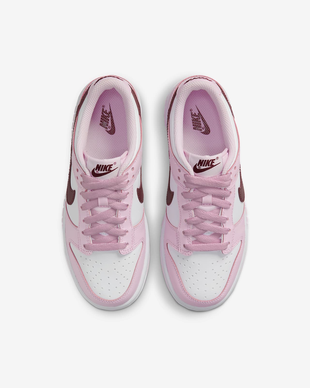 Sneakers WMNS Nike Dunk Low - Pink/Red/White CW1590-601